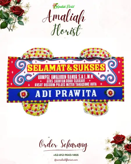 Papan Bunga Ucapan Selamat Suban